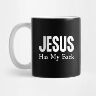 Jesus Has My Back Mug